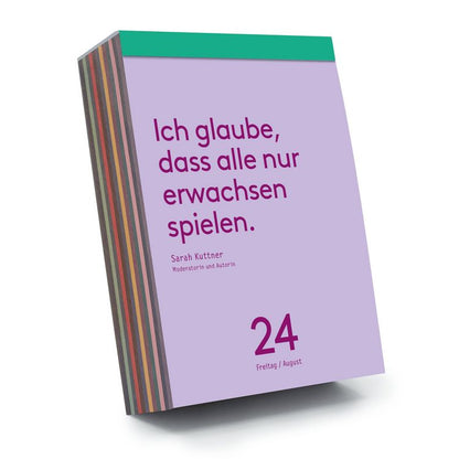 Denkpause 2027 Tagesabreißkalender
