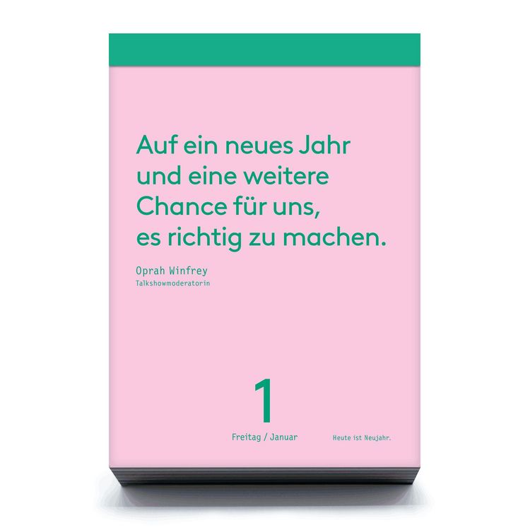 Denkpause 2027 Tagesabreißkalender