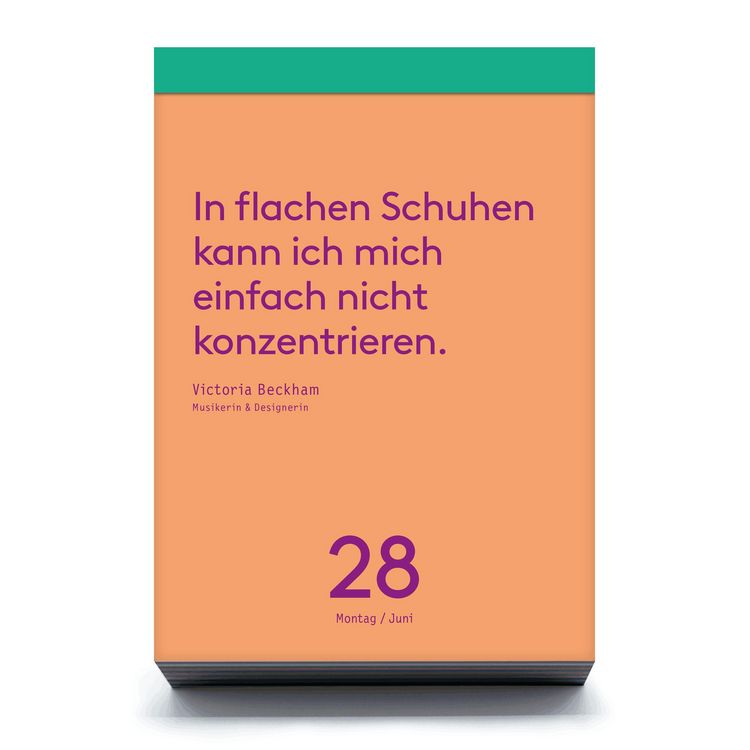 Denkpause 2027 Tagesabreißkalender