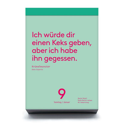Denkpause 2027 Tagesabreißkalender