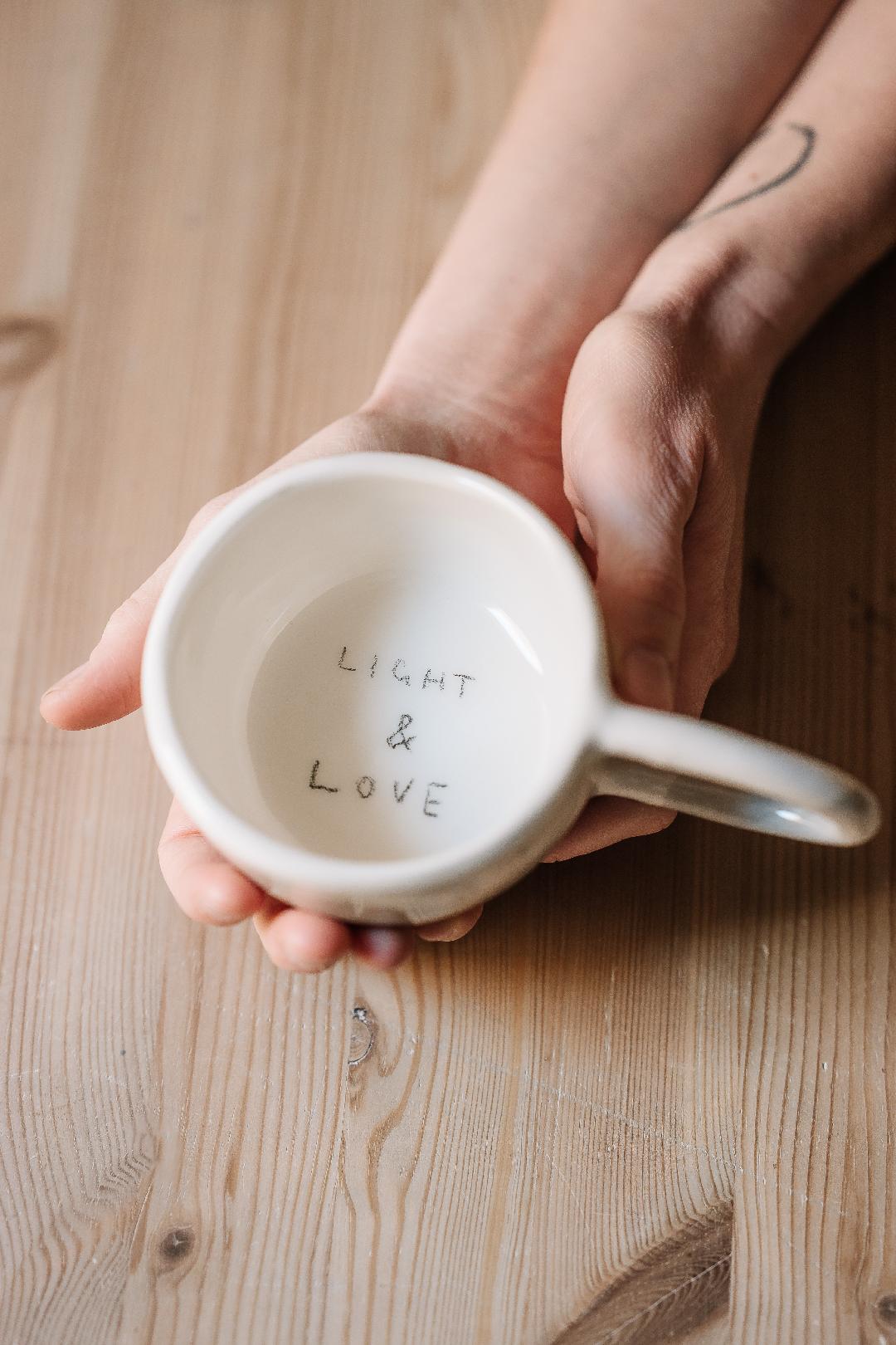 Licht &amp; Love Becher