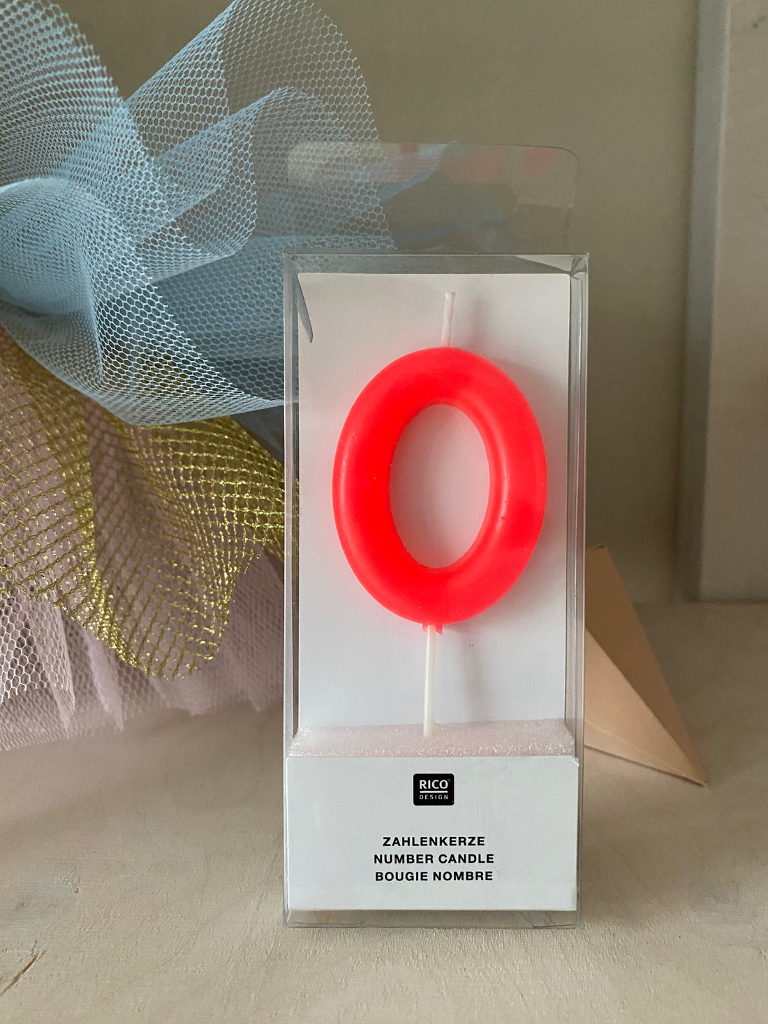 Zahlenkerze 0 &