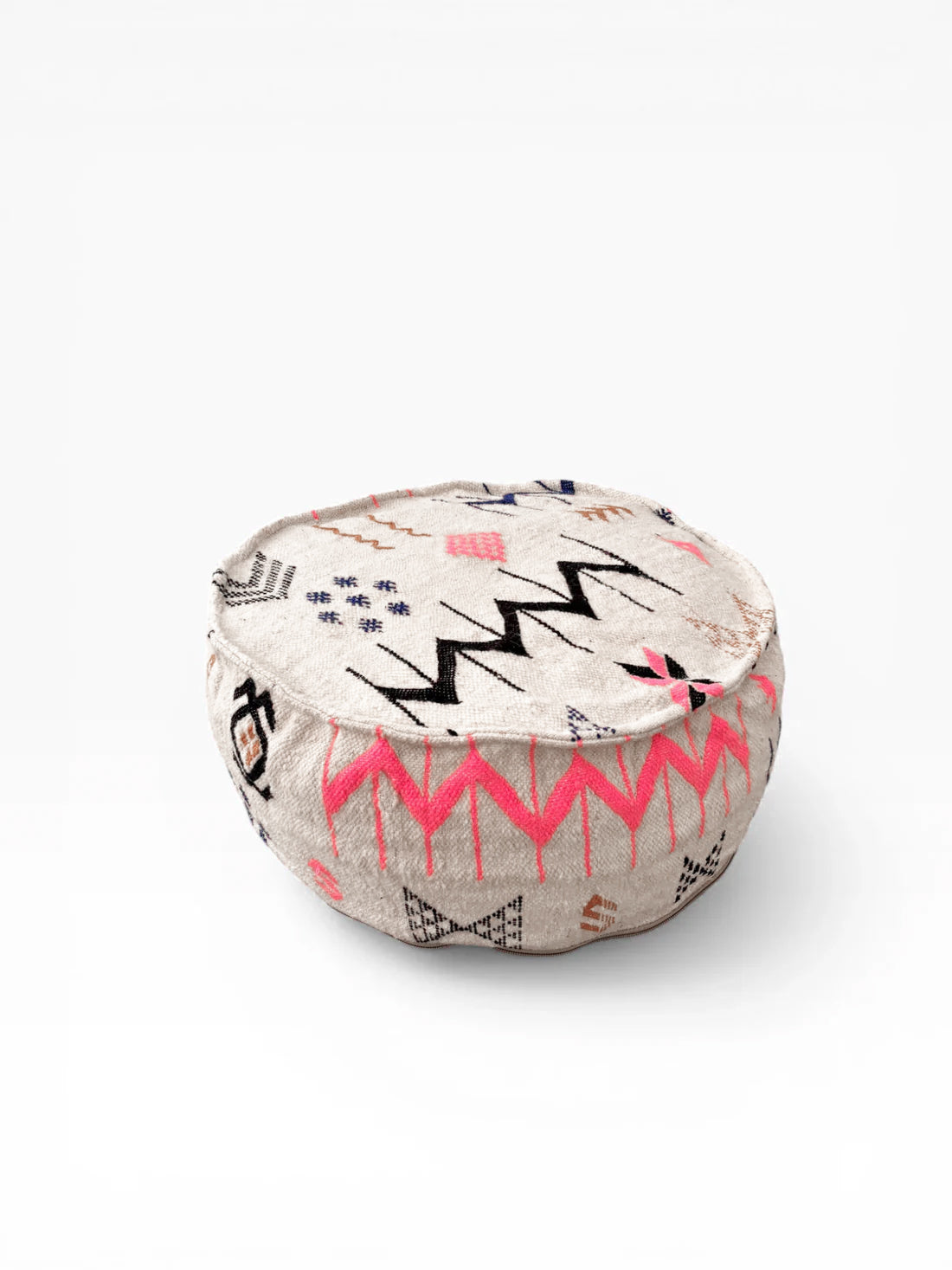Bodenkissen - Colorful Line Round: Nazim