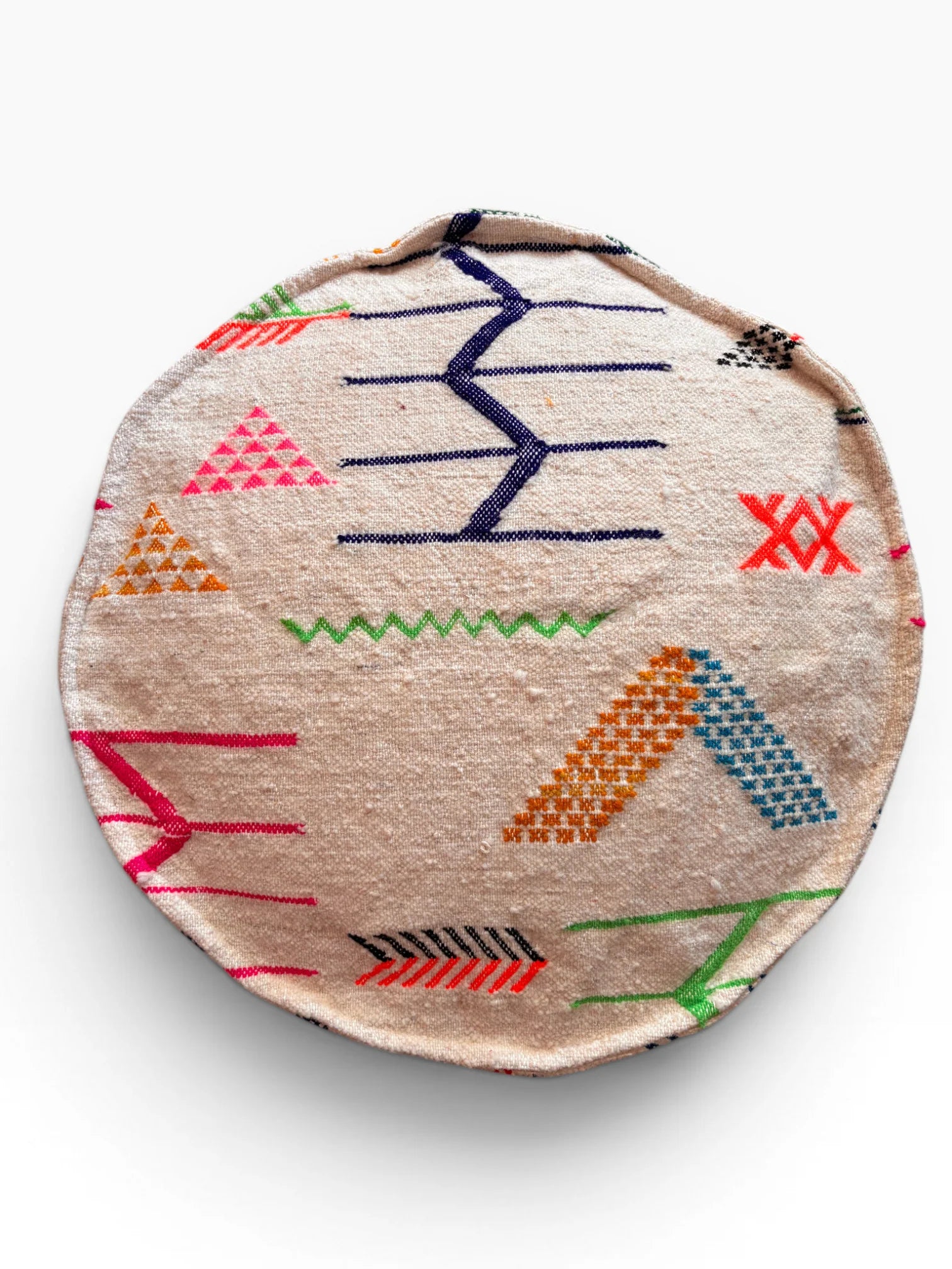 Bodenkissen - Colorful Line Round: Tula
