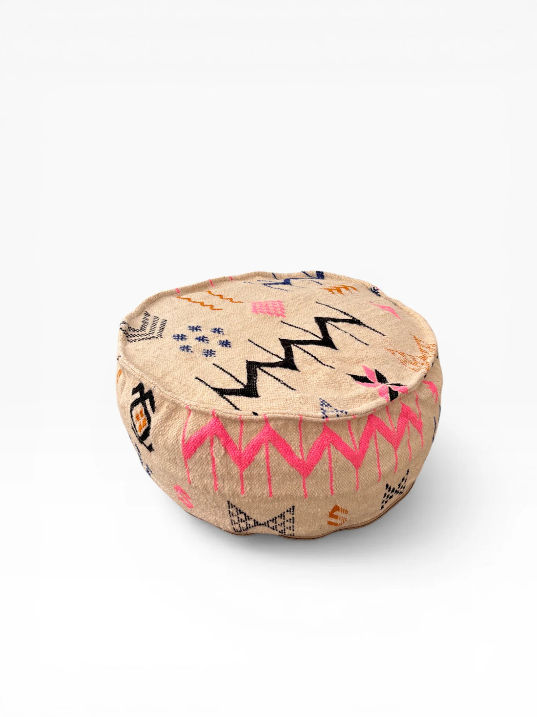 Bodenkissen - Colorful Line Round: Nazim