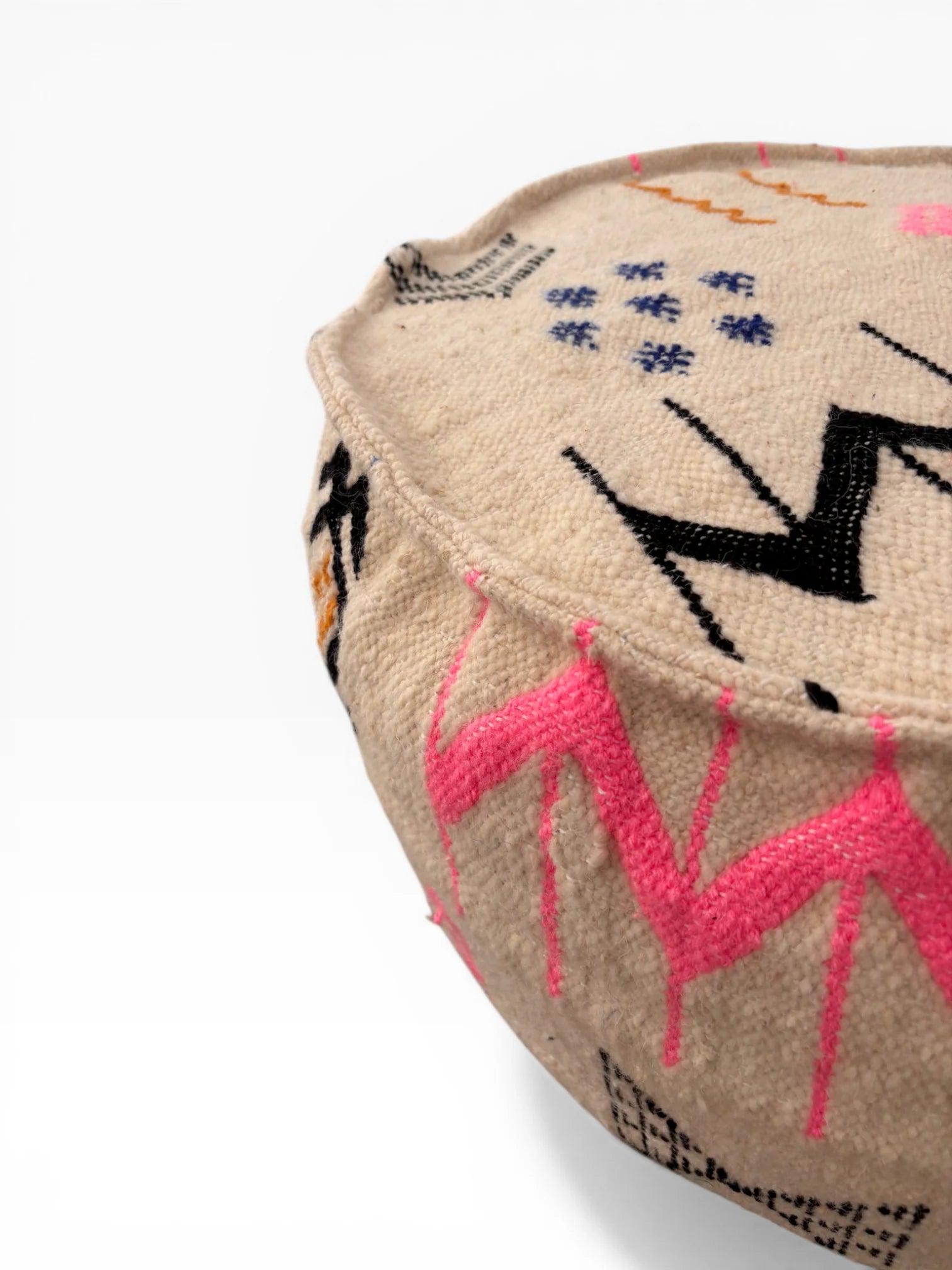 Bodenkissen - Colorful Line Round: Nazim