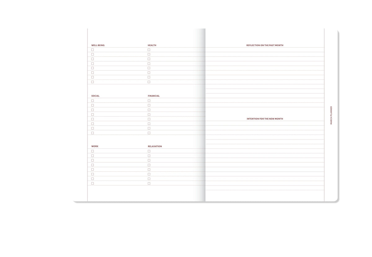 A-Planner Tagebuch 2027 – Rosa Leinen