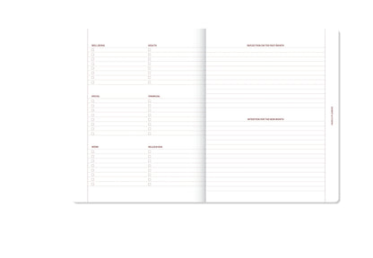 A-Planner Tagebuch 2027 – Rosa Leinen
