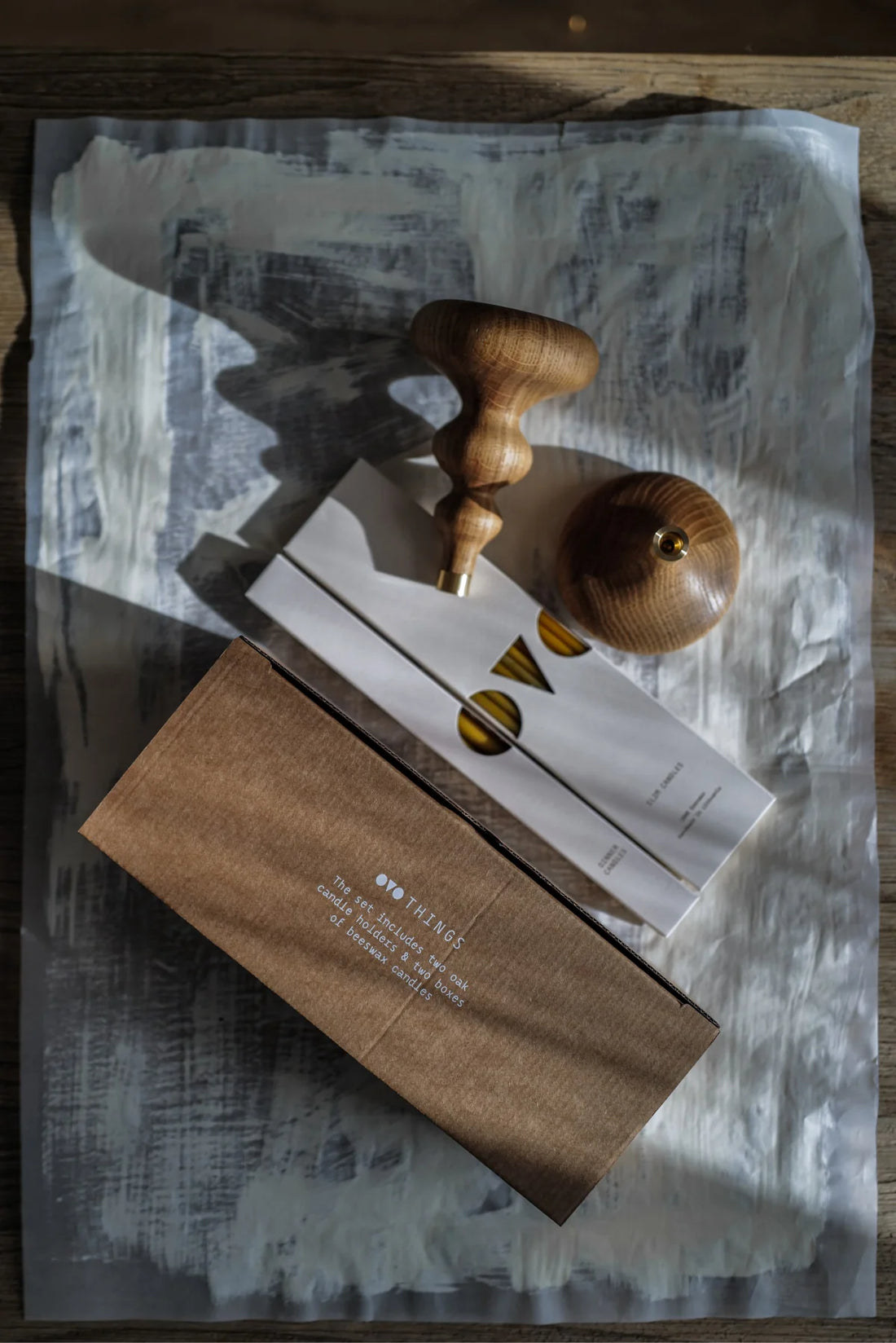 Baumkerzenhalter "Oak" Eiche geölt