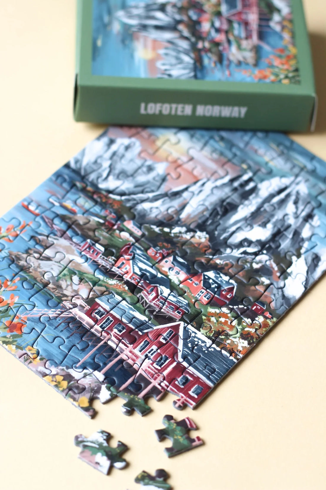 Lofoten Norway Minipuzzle, 99 Teile