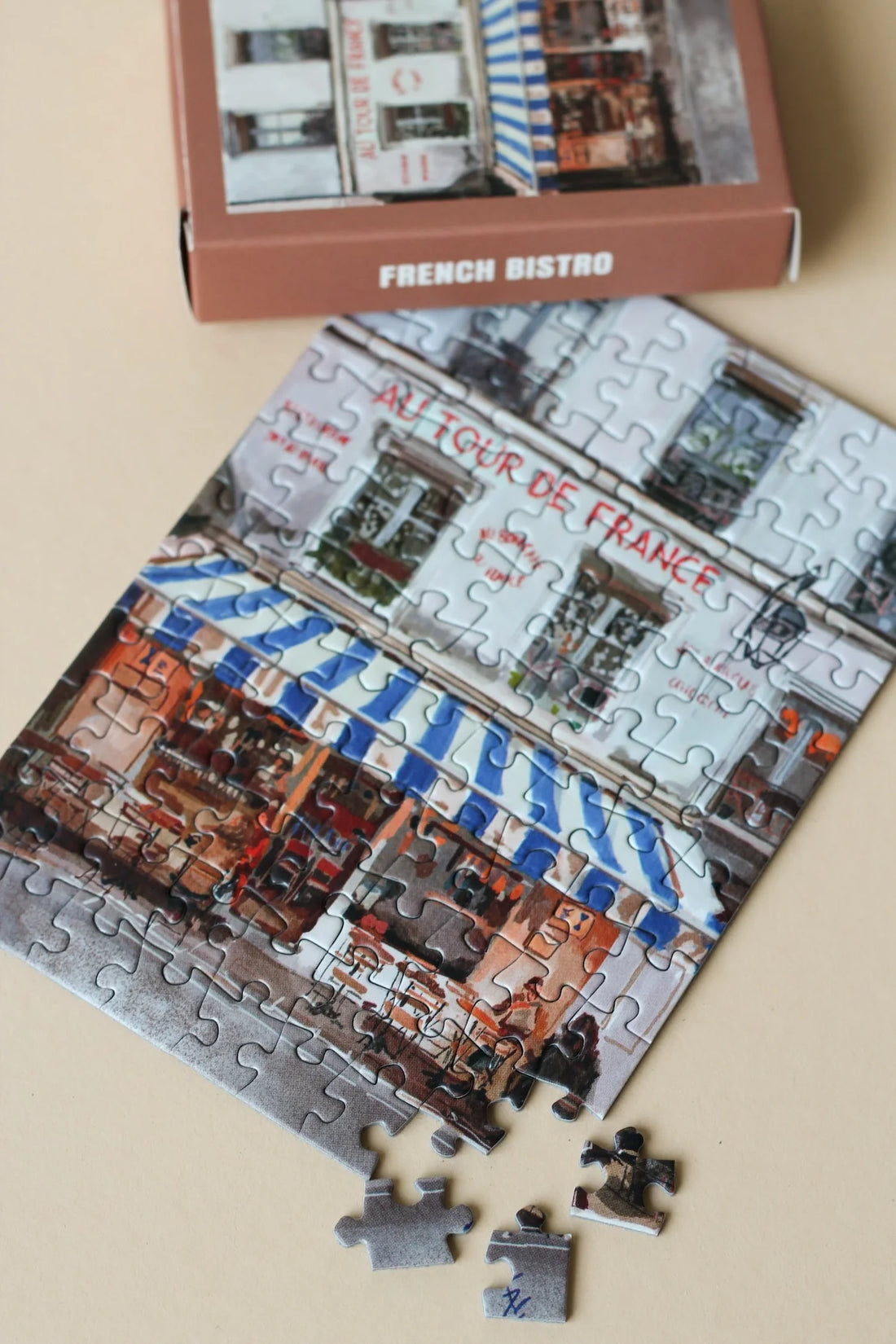 French Bistro Minipuzzle, 99 Teile