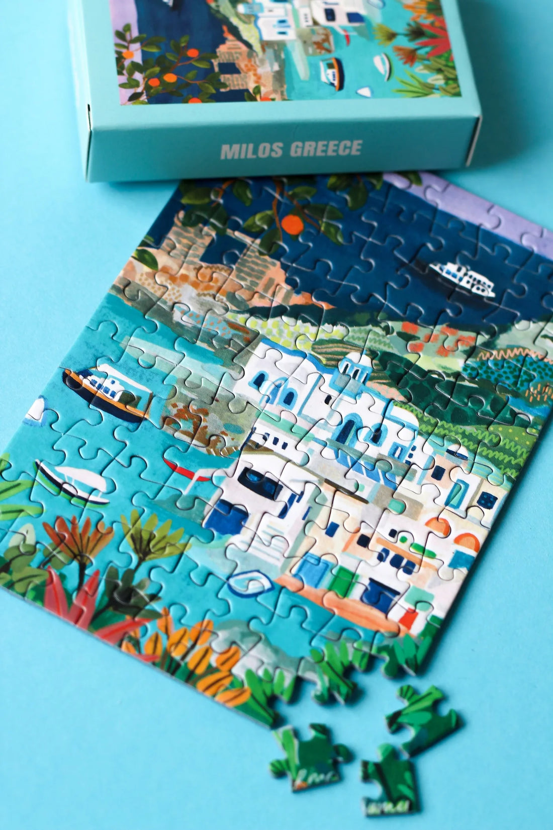 Milos Greece Minipuzzle, 99 Teile
