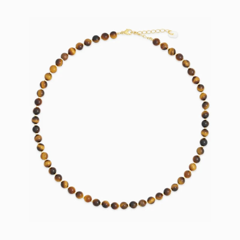 Hailey Tiger Eye Halskette