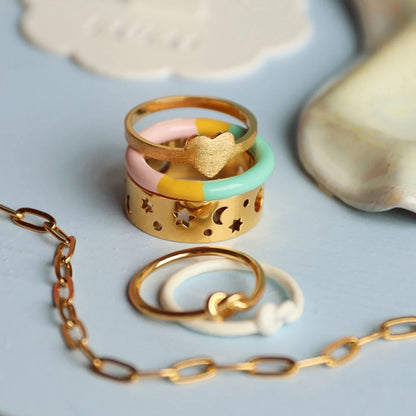 Triple Color Ring Sunset