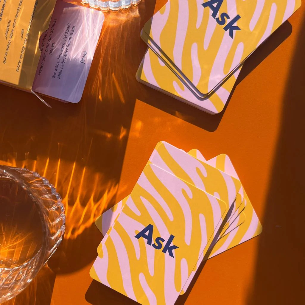 Ask &amp; Task Kartenset zur Geburt