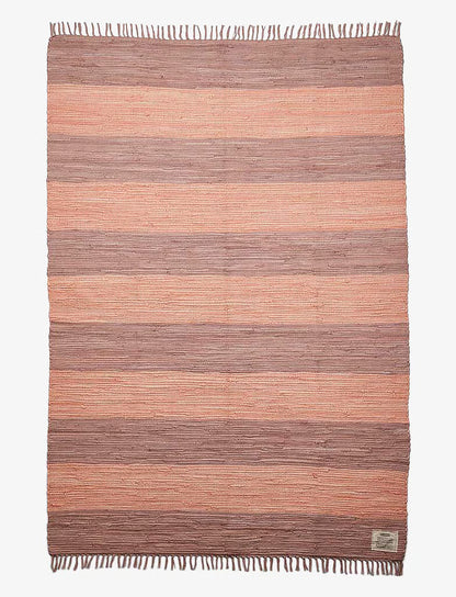Handgewebter Chindi Teppich TROPICANA &amp; ASH ROSE