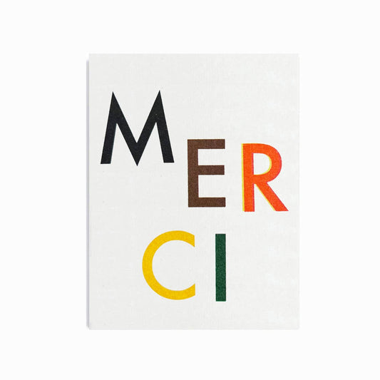 Minikarte „Merci“