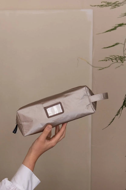CLEO TOILETRY BAG - DUSTY GOLD