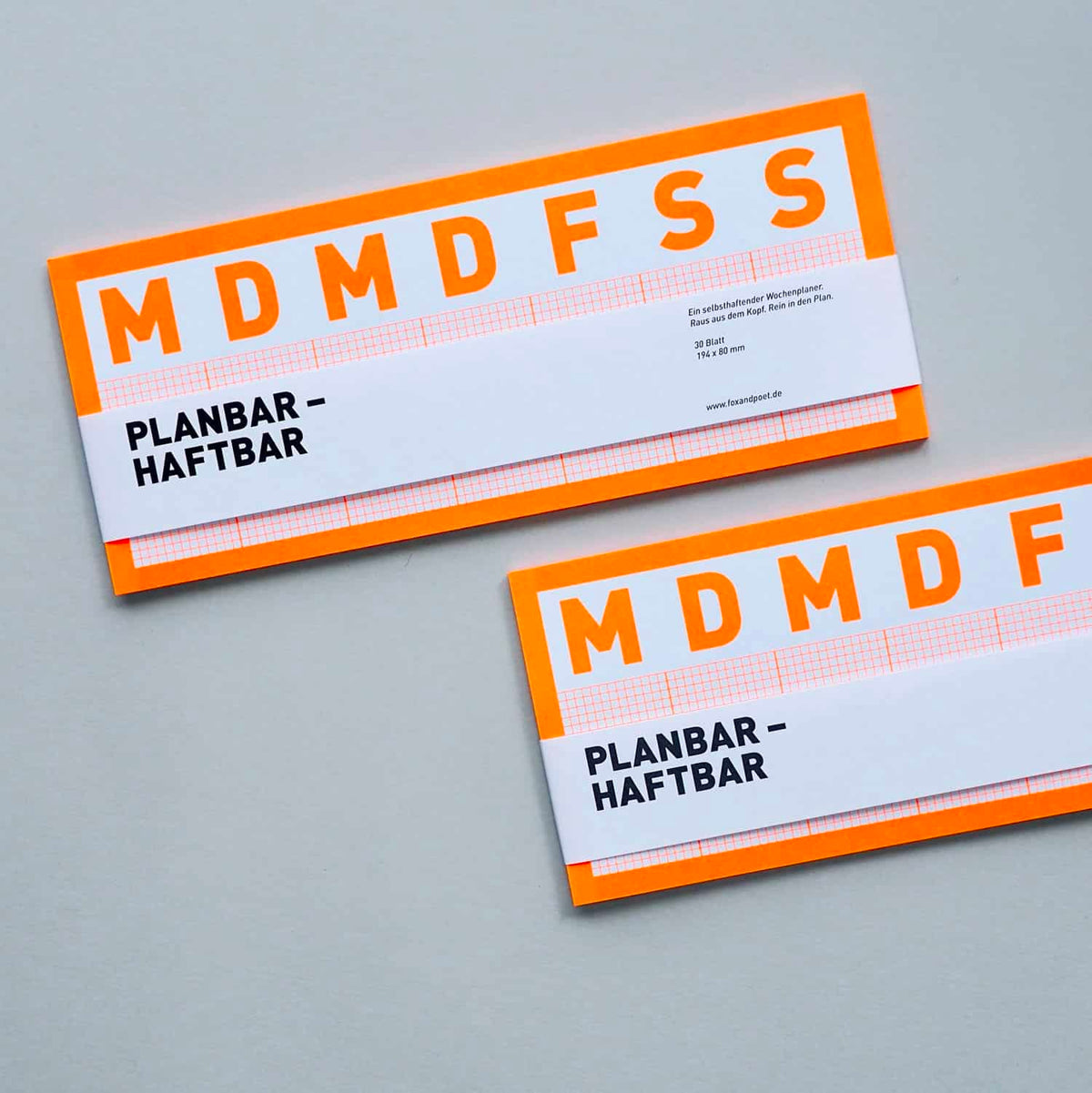 Planbar- Selbstklebender Wochenplaner