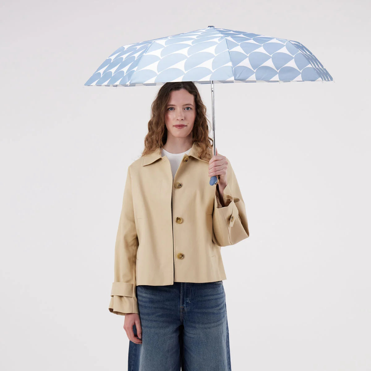 Entenkopf Regenschirm Denim Moon
