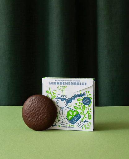 4x1 Lebkuchenbrief- Dunkle Schokolade