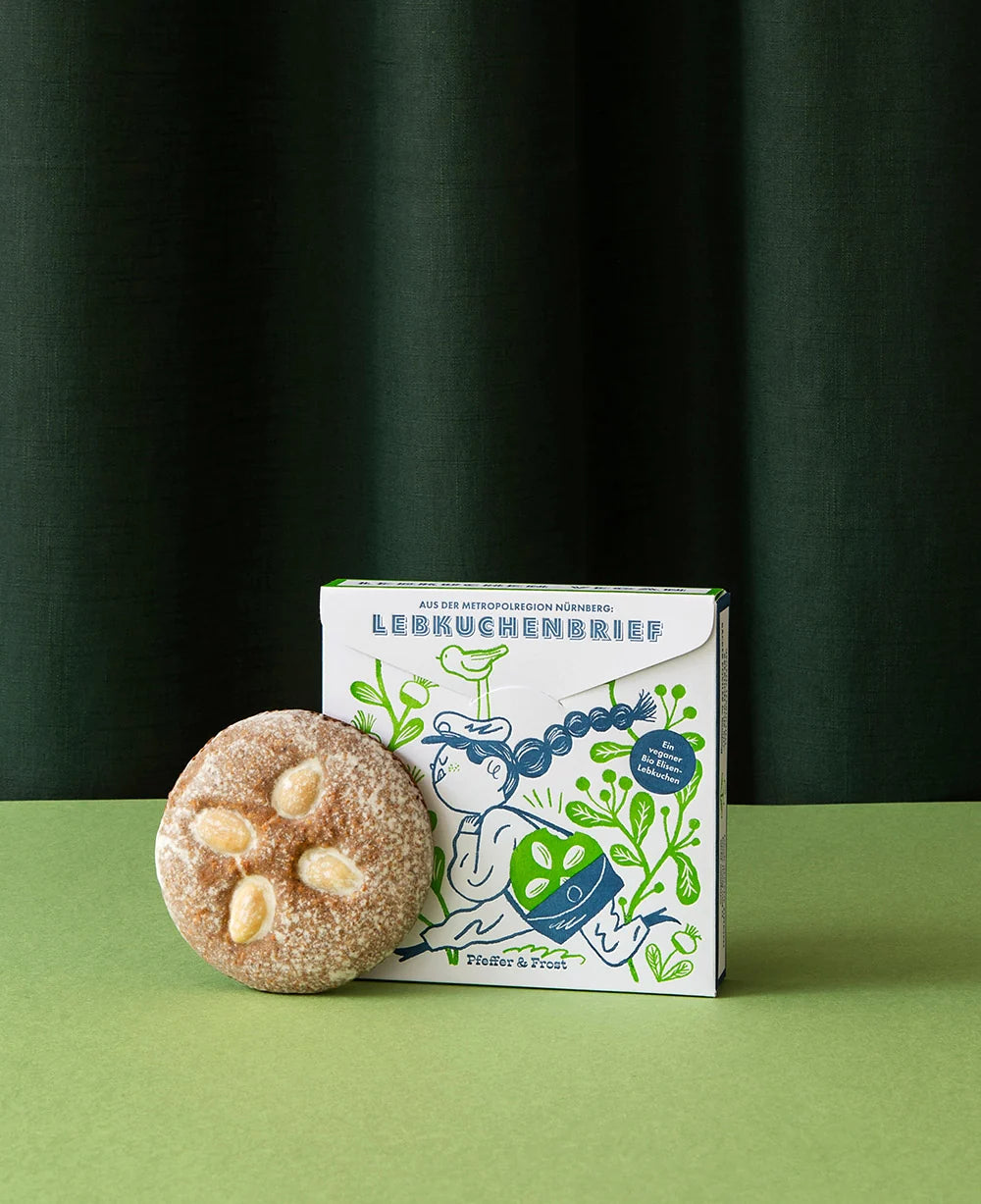 4x1 Lebkuchenbrief- Zuckerguss