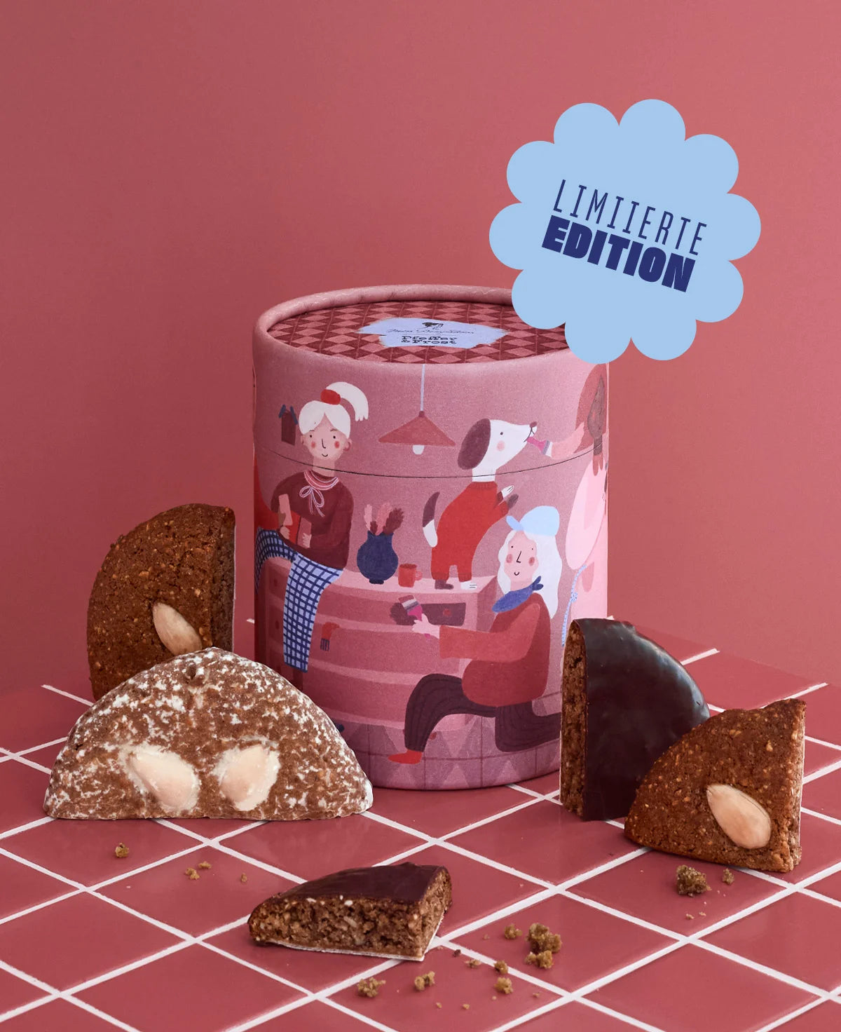 Lebkuchendose – 5 BIO-Elisenlebkuchen