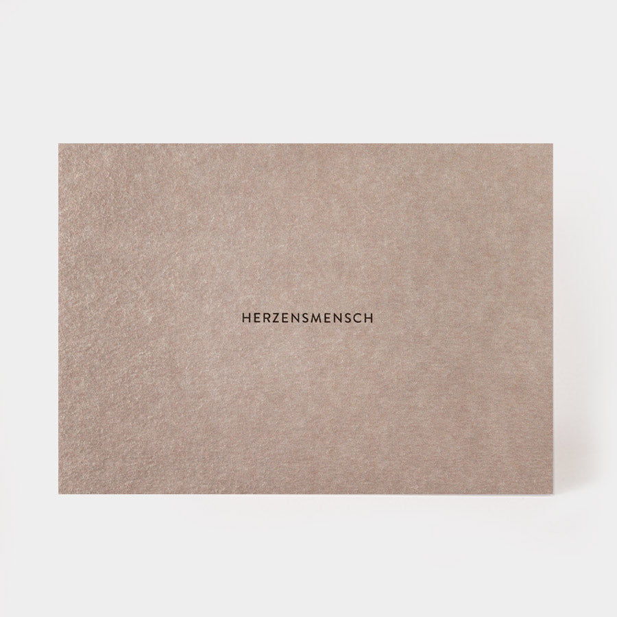 HERZENSMENSCH Postkarte