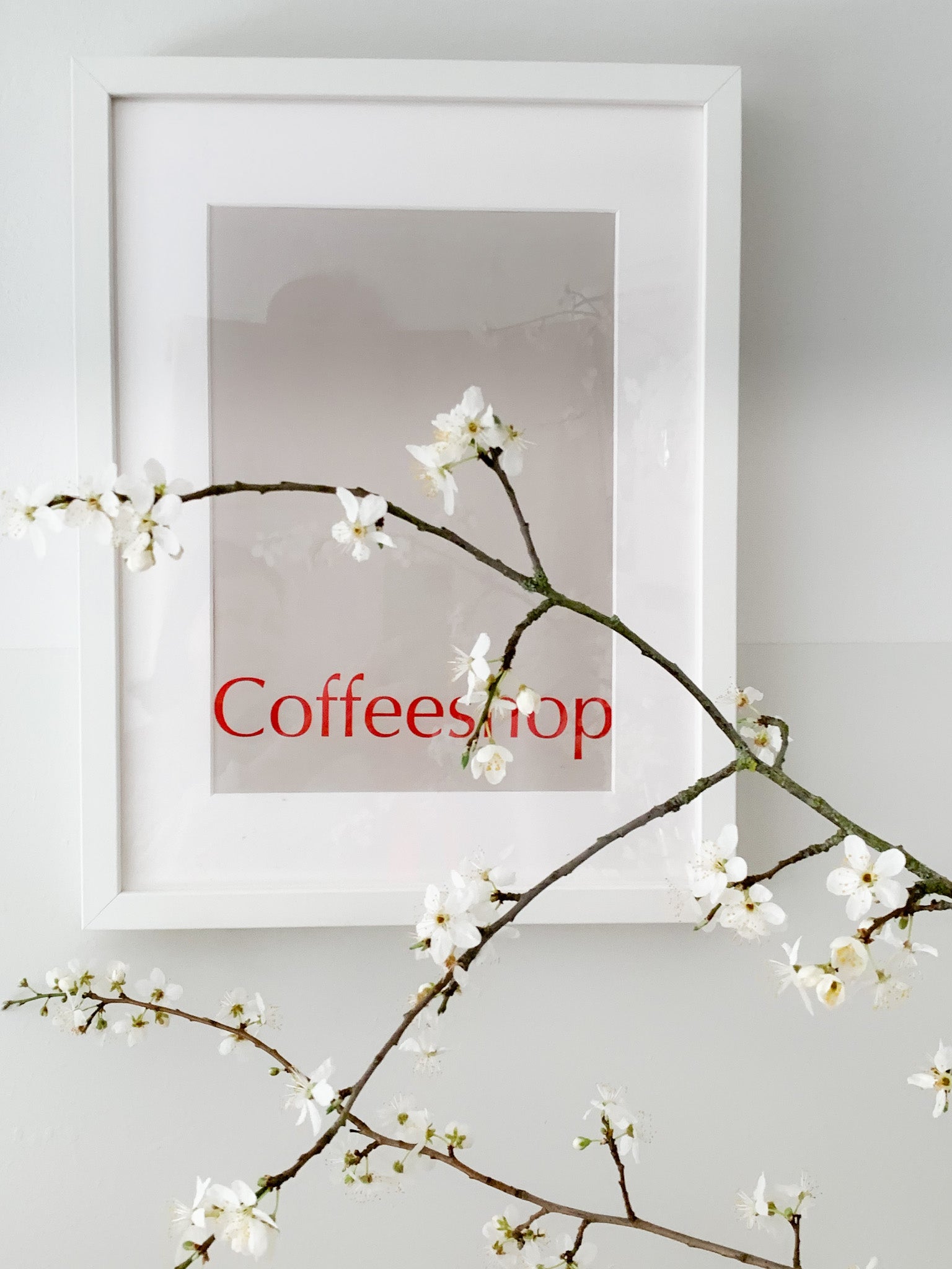 Siebdruck "Coffeeshop"